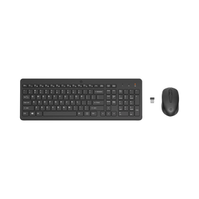 HP 330 Ergonomic 2.4 GHz Wireless Mouse & Keyboard Combo (Black) — Being Shipped