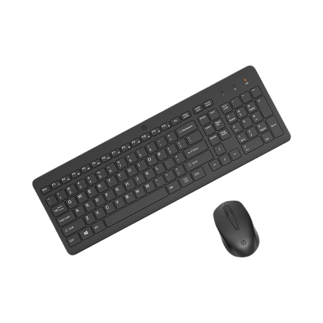 HP 330 Ergonomic 2.4 GHz Wireless Mouse & Keyboard Combo (Black) — Being Shipped