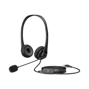 HP Stereo USB G2 Wired USB-A Headset (Black) — Being Shipped