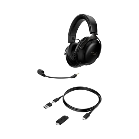 HyperX Cloud III Wireless Gaming Headset (Black) — Being Shipped