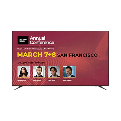 Sharp AQUOS 75" 4K HDR Commercial Display — Being Shipped