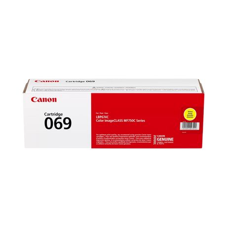Canon 069 Yellow Toner Cartridge for imageCLASS laser printers — Being Shipped