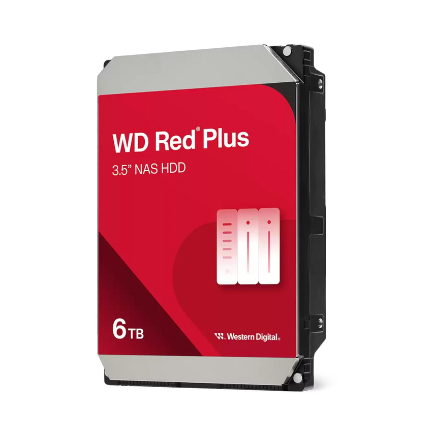 Western Digital Red Plus 6TB 3.5" NAS Internal Hard Disk Drive — Being Shipped