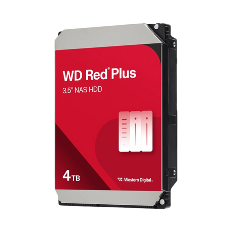 Western Digital Red Plus 4TB 3.5" NAS Internal Hard Drive — Being Shipped