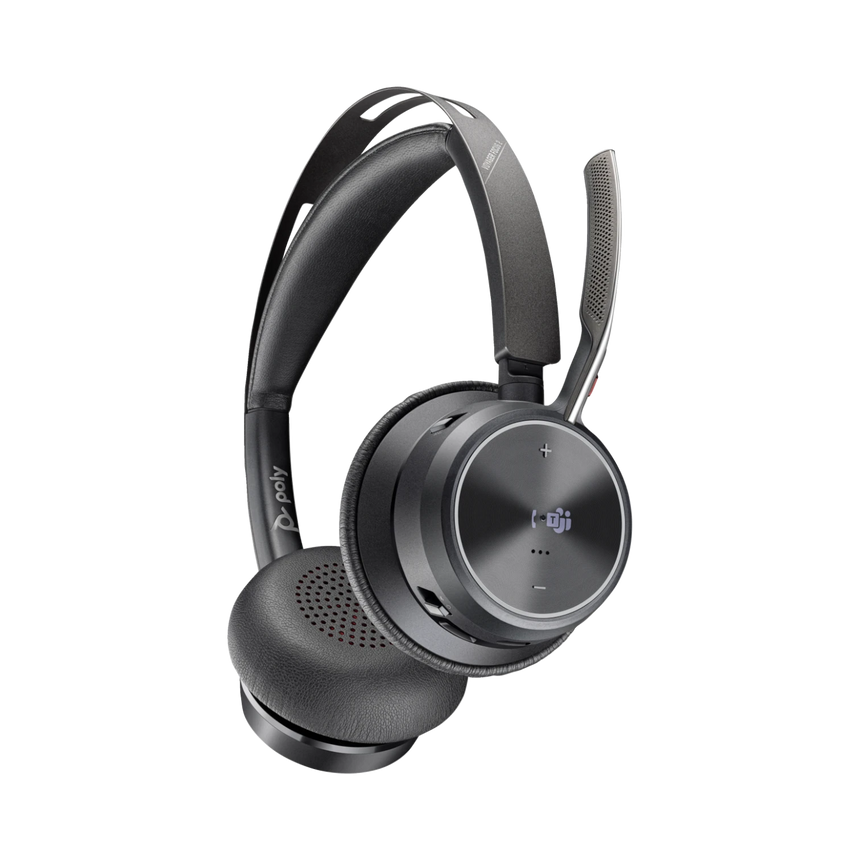 Poly Voyager Focus 2 UC Stereo Bluetooth Headset (Black) — Being Shipped