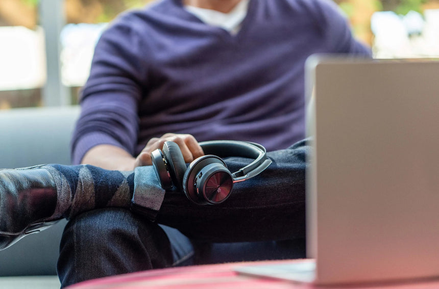 Poly Voyager Focus 2 UC Stereo Bluetooth Headset (Black) — Being Shipped