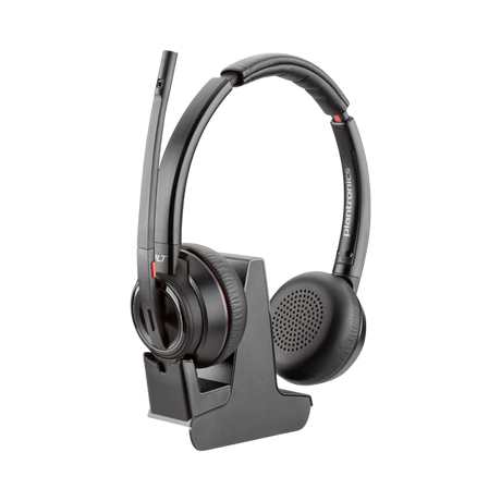 Poly Savi 8220 Wireless Stereo DECT Headset with Cradle — Being Shipped
