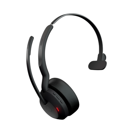 Jabra Evolve 65 SE Link380A MS Mono Headset with Charging Stand (Black) — Being Shipped