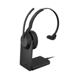 Jabra Evolve 65 SE Link380A MS Mono Headset with Charging Stand (Black) — Being Shipped