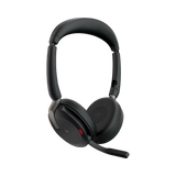 Jabra Evolve2 65 Flex Link MS Stereo Wireless Headset with Wireless Charger (Black) — Being Shipped