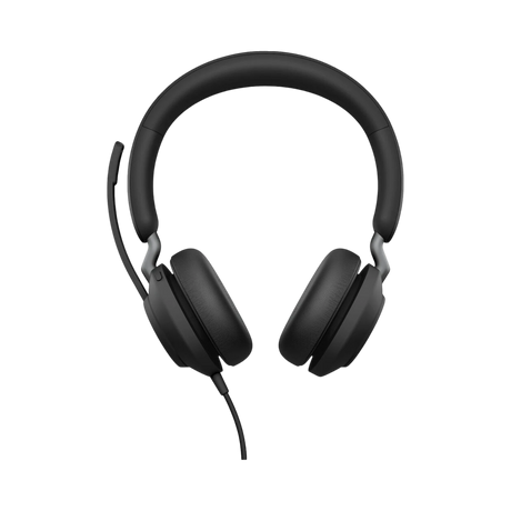 Jabra Evolve2 40 SE Mono Wired On-Ear Headset (Black) — Being Shipped