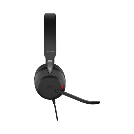 Jabra Evolve2 40 SE Mono Wired On-Ear Headset (Black) — Being Shipped