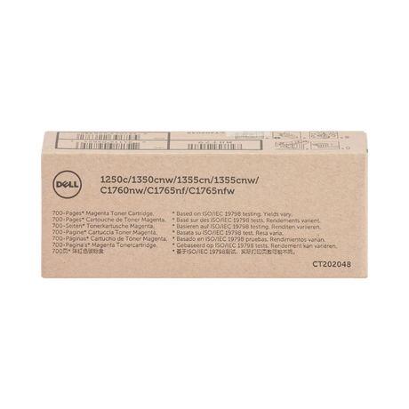 Dell C1760nw/C1765nf/C1765nfw Magenta Toner, 700 pg standard yield — Being Shipped