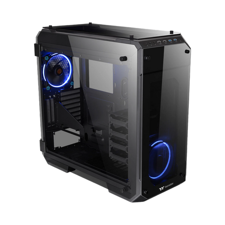 Thermaltake View 71 Full-Tower Case with Blue LEDs (Black) — Being Shipped
