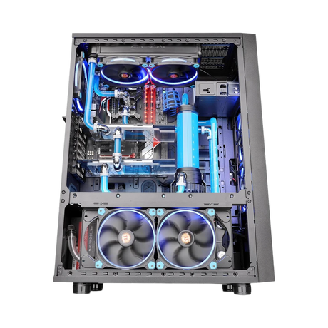 Thermaltake Core X71 Tempered Glass Full-Tower Case (Black) — Being Shipped
