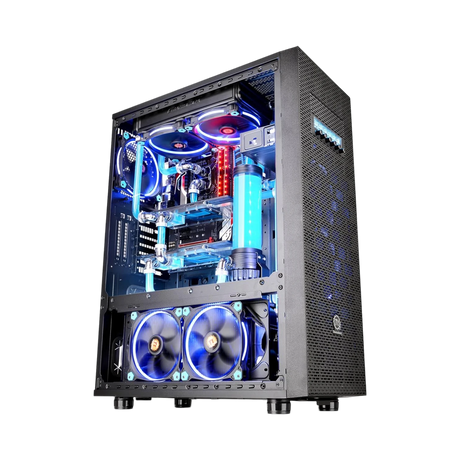 Thermaltake Core X71 Tempered Glass Full-Tower Case (Black) — Being Shipped