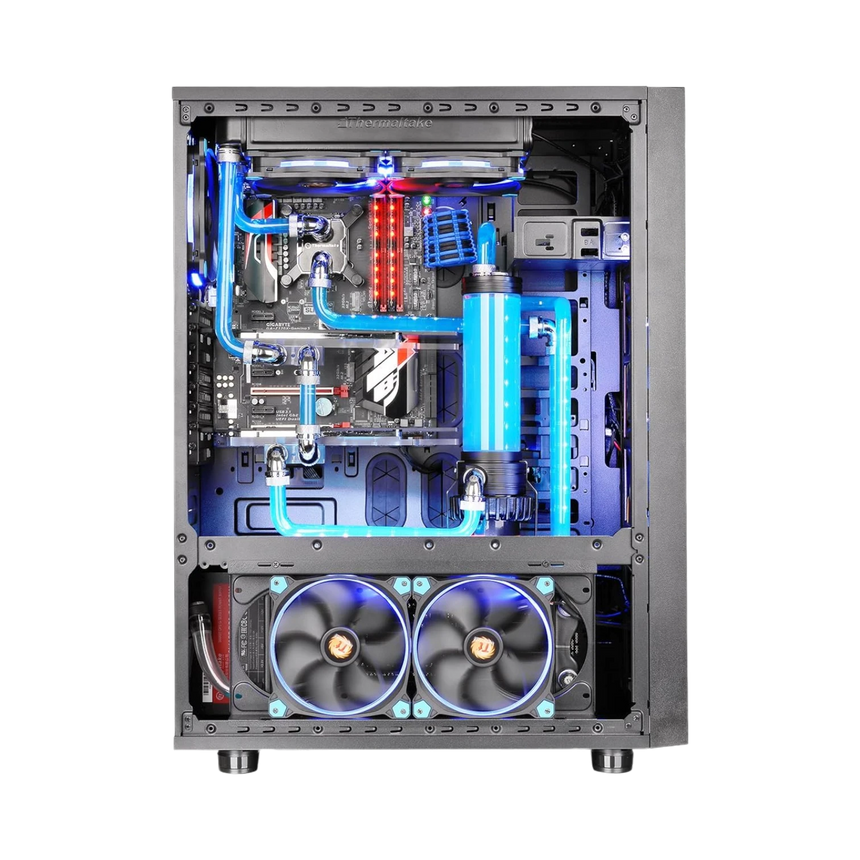 Thermaltake Core X71 Tempered Glass Full-Tower Case (Black) — Being Shipped