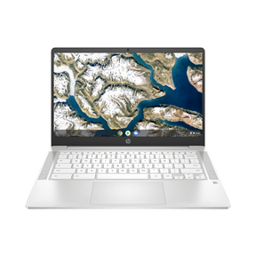 HP Chromebook 14" Laptop, Intel Celeron N4120, 4GB RAM, 64GB eMMC (Ceramic White) — Being Shipped