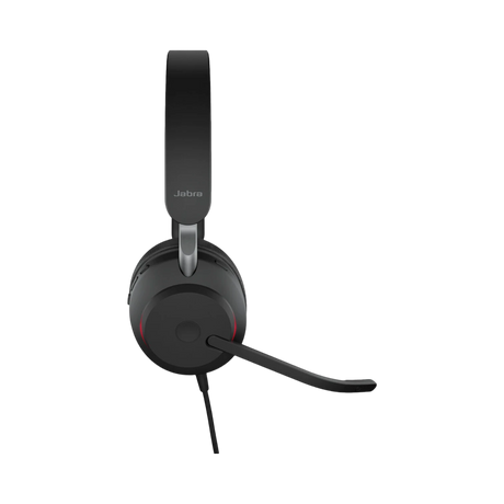 Jabra Evolve2 40 SE Stereo Wired On-Ear Headset (Black) — Being Shipped