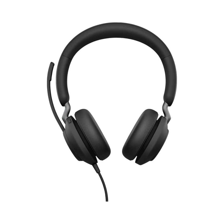 Jabra Evolve2 40 SE Stereo Wired On-Ear Headset (Black) — Being Shipped
