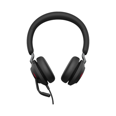 Jabra Evolve2 40 SE Stereo Wired On-Ear Headset (Black) — Being Shipped