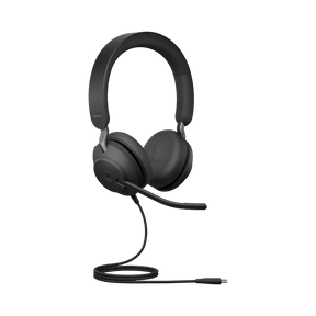 Jabra Evolve2 40 SE Stereo Wired On-Ear Headset (Black) — Being Shipped