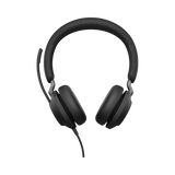 Jabra Evolve2 40 SE Stereo Wired On-Ear Headset (Black) — Being Shipped