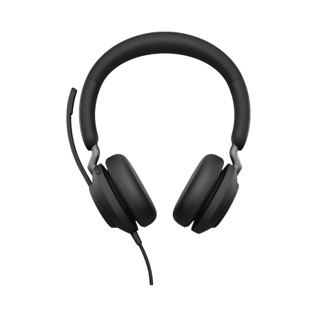 Jabra Evolve2 40 SE Stereo Wired On-Ear Headset (Black) — Being Shipped