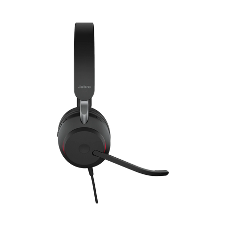 Jabra Evolve2 40 SE Stereo Wired On-Ear Headset (Black) — Being Shipped