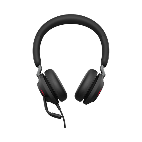 Jabra Evolve2 40 SE Stereo Wired On-Ear Headset (Black) — Being Shipped