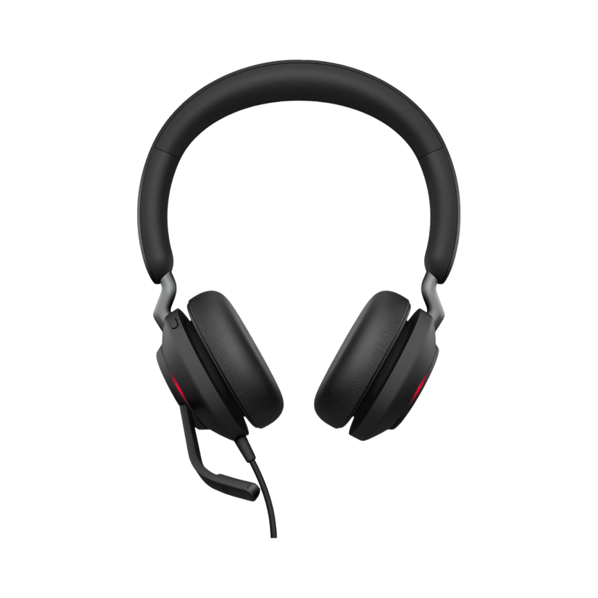 Jabra Evolve2 40 SE Stereo Wired On-Ear Headset (Black) — Being Shipped