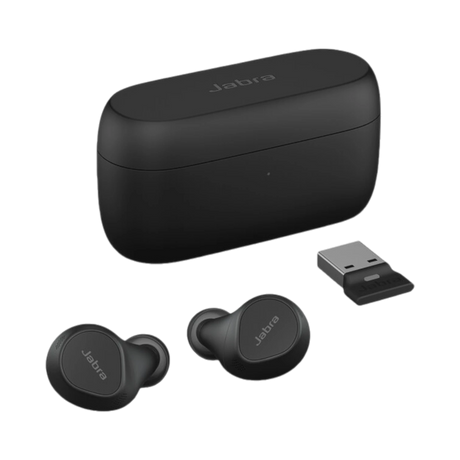 Jabra Evolve2 Buds USB-A MS Earbuds with USB-A Bluetooth Dongle — Being Shipped