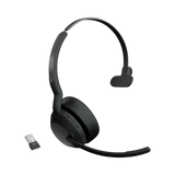 Jabra Evolve2 55 Link380a USB-A Mono Wireless Headset with Stand (Black) — Being Shipped