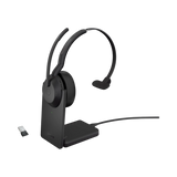 Jabra Evolve2 55 Link380a USB-A Mono Wireless Headset with Stand (Black) — Being Shipped