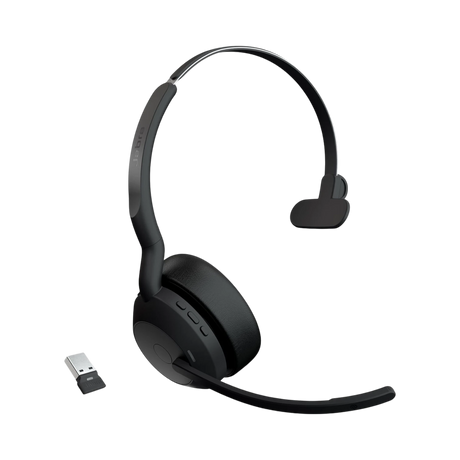Jabra Evolve2 55 Link380a USB-A Mono Wireless Headset (Black) — Being Shipped