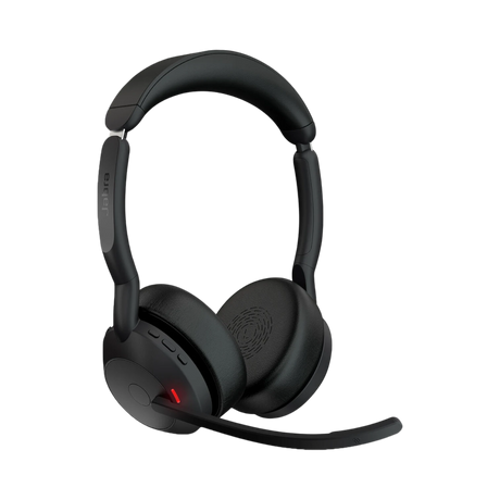 Jabra Evolve2 55 Link380c USB-C Stereo Wireless Headset with Stand (Black) — Being Shipped