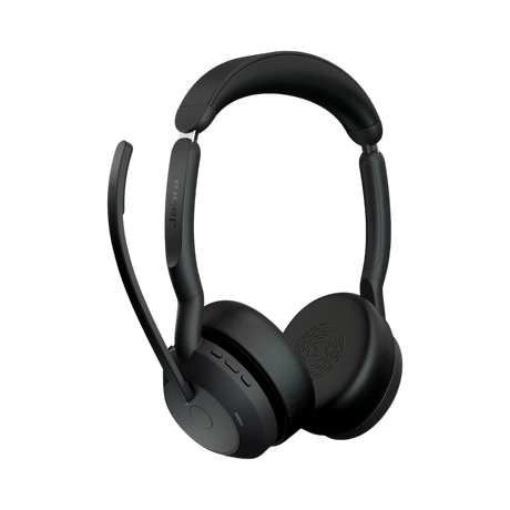 Jabra Evolve2 55 Link380c USB-C Stereo Wireless Headset with Stand (Black) — Being Shipped