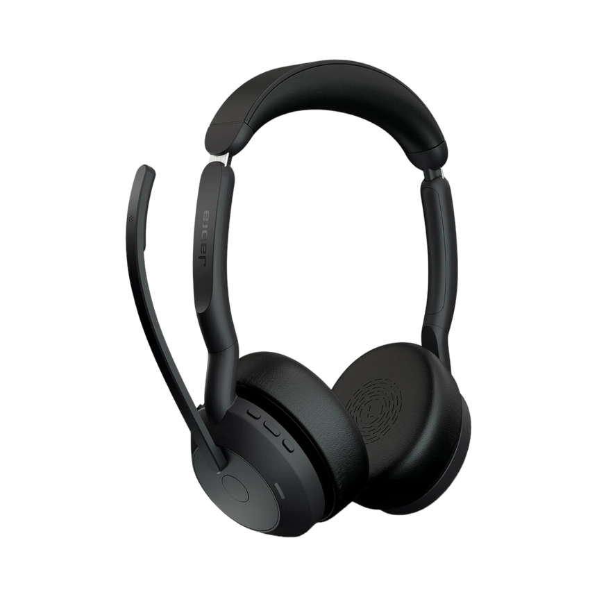 Jabra Evolve2 55 Link380c USB-C Stereo Wireless Headset with Stand (Black) — Being Shipped