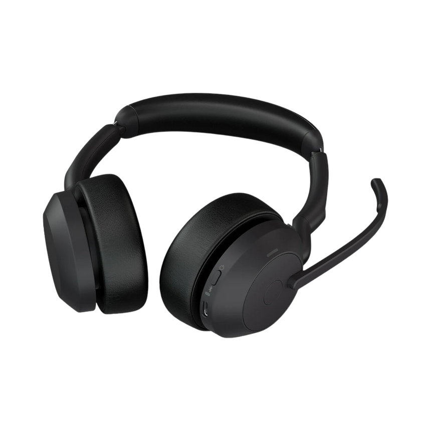 Jabra Evolve2 55 Link380c USB-C Stereo Wireless Headset with Stand (Black) — Being Shipped