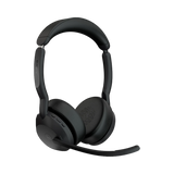 Jabra Evolve2 55 Link380a USB-A Stereo Wireless Headset with Stand (Black) — Being Shipped