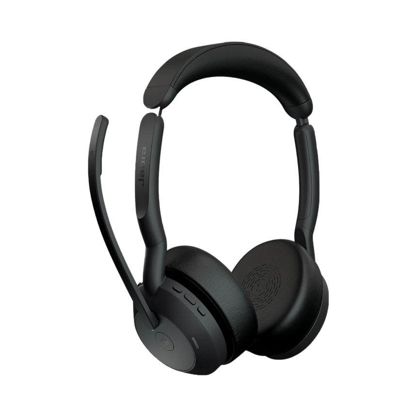 Jabra Evolve2 55 Link380a USB-A Stereo Wireless Headset with Stand (Black) — Being Shipped