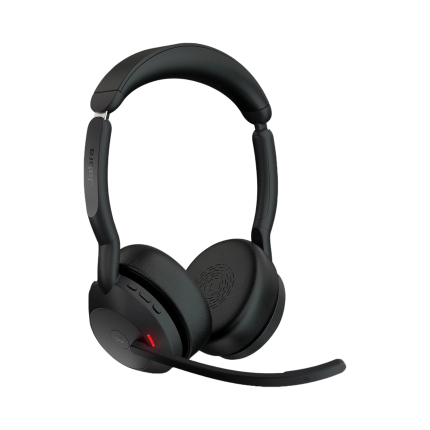 Jabra Evolve2 55 Link380a USB-A Stereo Wireless Headset with Stand (Black) — Being Shipped