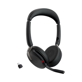 Jabra Evolve2 65 Flex Link UC Stereo Wireless Headset with Wireless Charger (Black) — Being Shipped