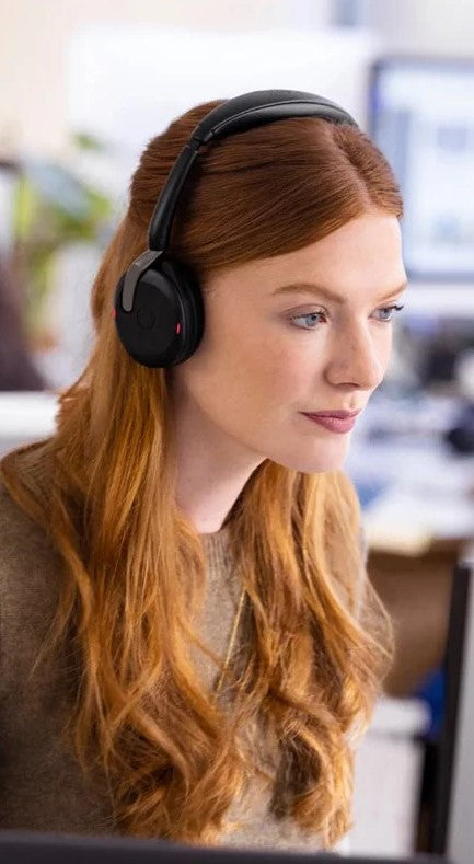 Jabra Evolve2 65 Flex Link UC Stereo Wireless Headset with Wireless Charger (Black) — Being Shipped