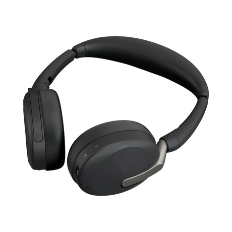 Jabra Evolve2 65 Flex Link UC Stereo Wireless Headset with Wireless Charger (Black) — Being Shipped