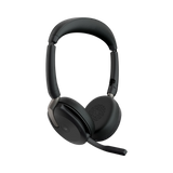 Jabra Evolve2 65 Flex Link UC Stereo Wireless Headset with Wireless Charger (Black) — Being Shipped