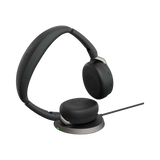 Jabra Evolve2 65 Flex Link UC Stereo Wireless Headset with Wireless Charger (Black) — Being Shipped