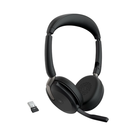 Jabra Evolve2 65 Flex Wireless Stereo Headset (Black) — Being Shipped