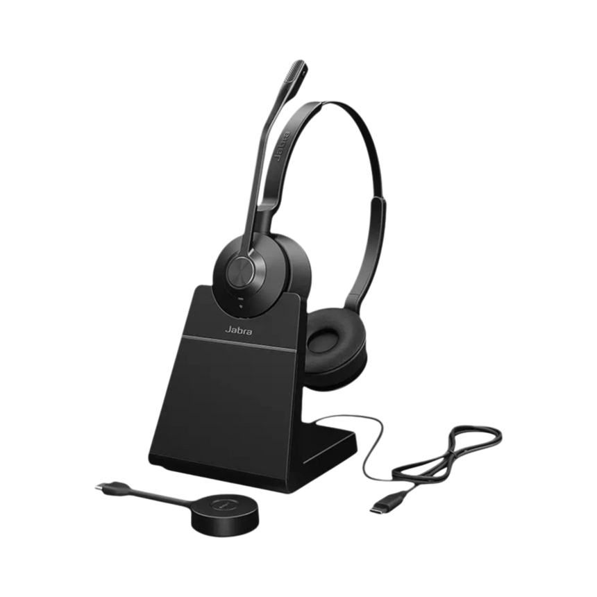 Jabra Engage 55 USB-A Stereo Wireless Headset (Black) — Being Shipped