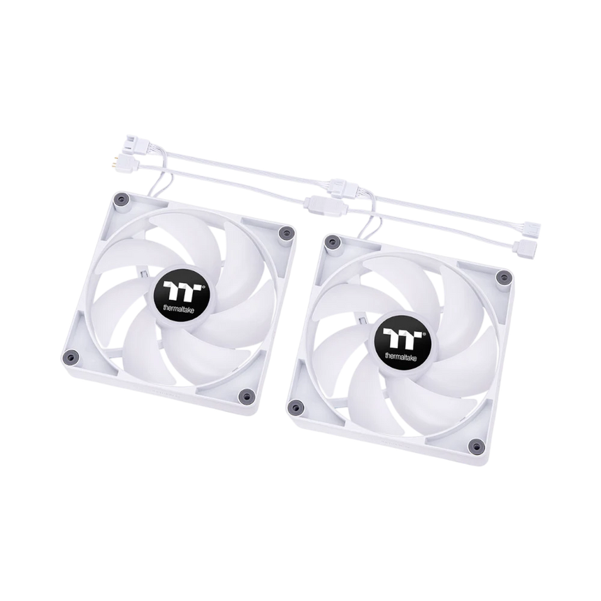 Thermaltake CT120 ARGB 2-Pack PC Cooling Fan (White) — Being Shipped